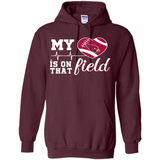 Arizona Cardinals Football My Heart is on that Field - Hoodie