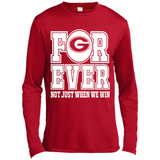 Georgia Bulldogs Forever For ever not just when we win - Canvas Long Sleeve T-Shirt