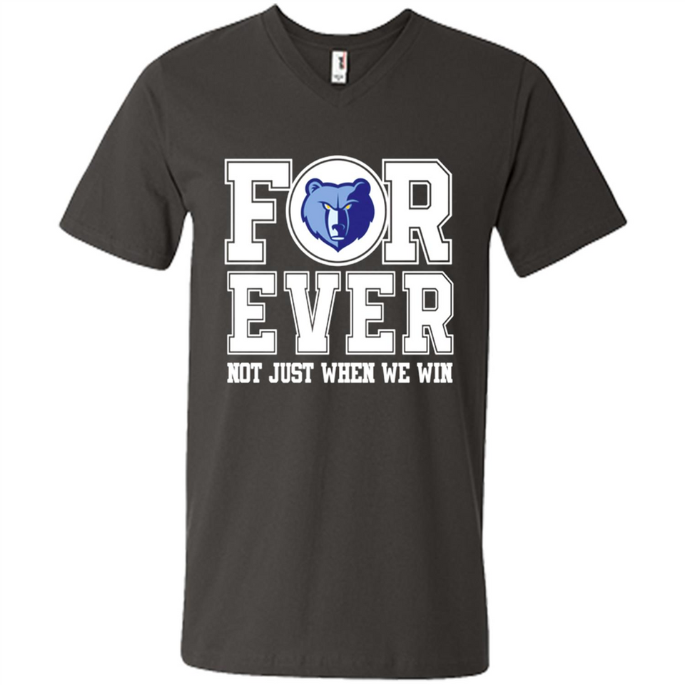 Memphis Grizzlies Forever For ever not just when we win - Men's V-Neck