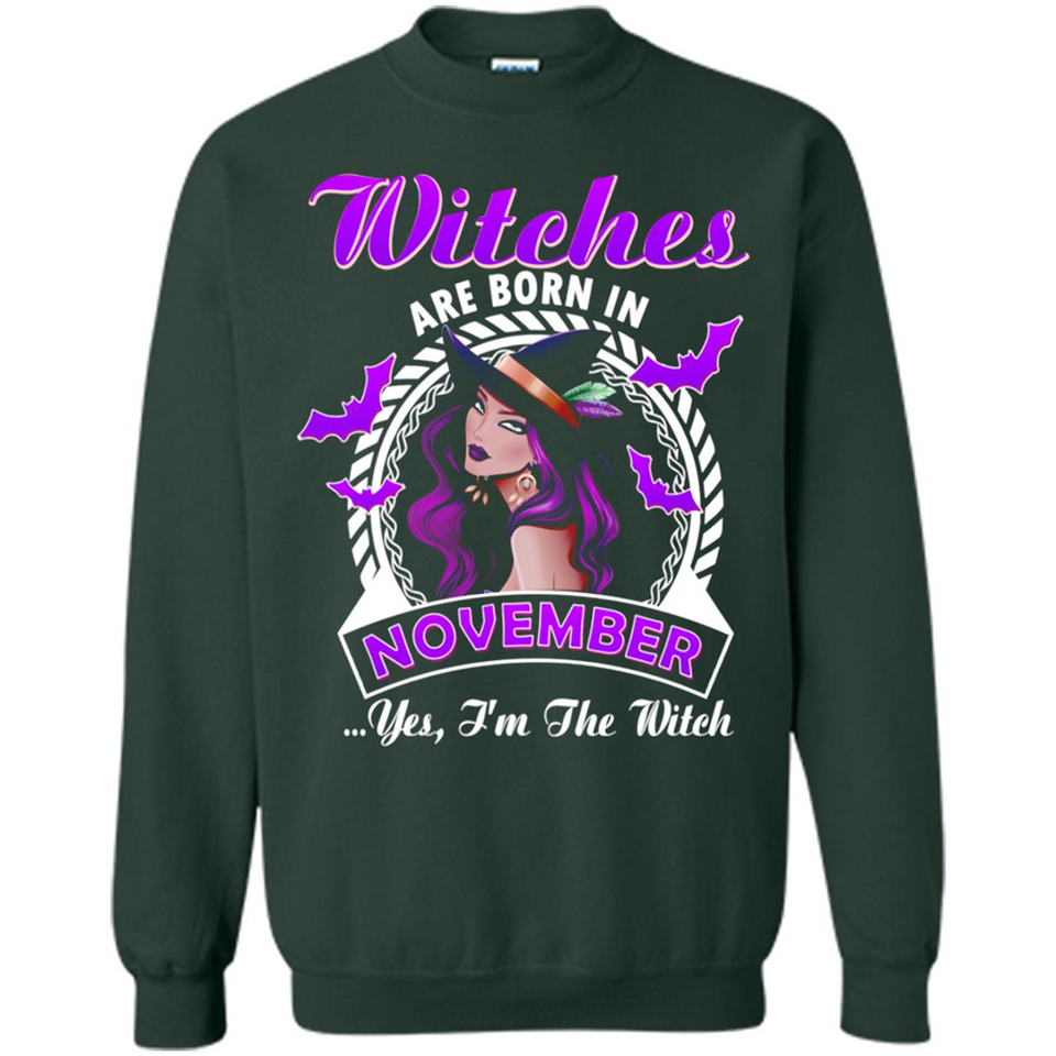 Witches Are Born In November Halloween