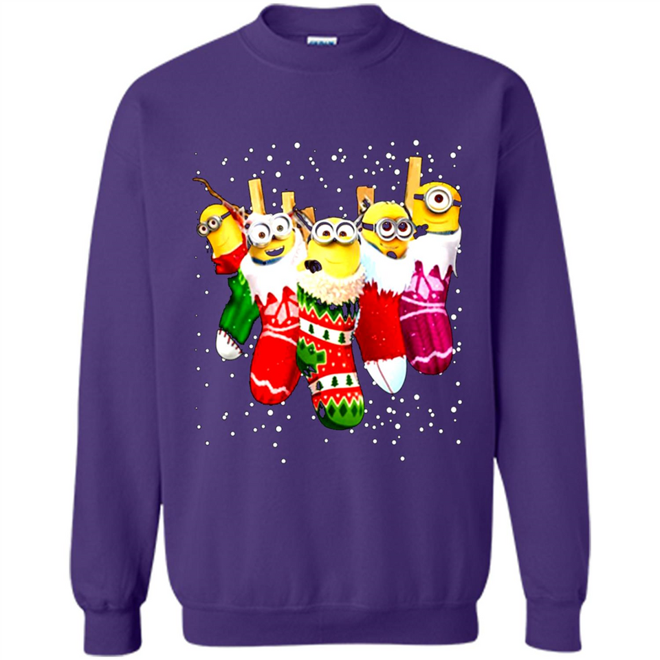 Minions Christmas Stockings Sweatshirt PINGPONG