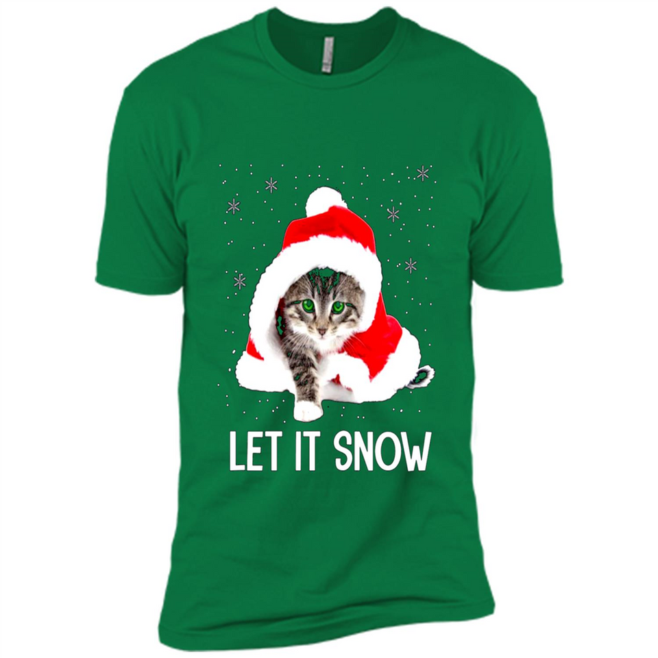 Let It Snow Cat Christmas sweater PINGPONG