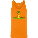 Snoopy Woodstock Shamrock - Canvas Unisex Tank