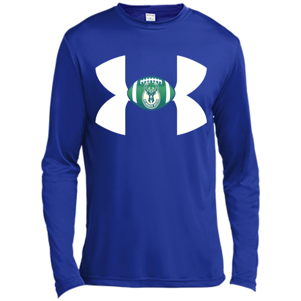 Milwaukee Bucks Under Armour Logo - Canvas Long Sleeve T-Shirt