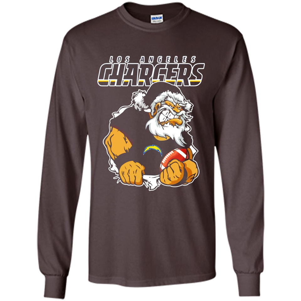 Grumpy Santa Claus Los Angeles Chargers Football Team PINGPONG