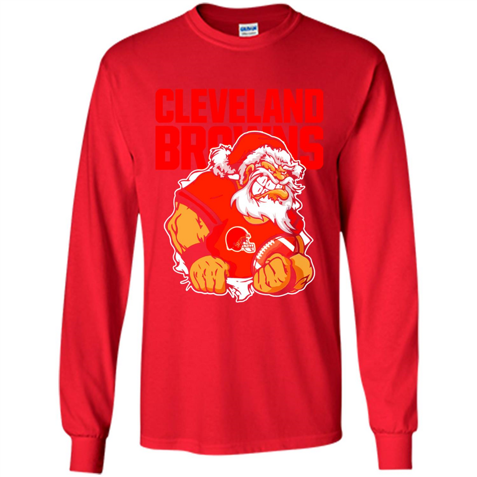 Grumpy Santa Claus Cleveland Browns Football Team PINGPONG