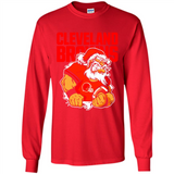 Grumpy Santa Claus Cleveland Browns Football Team PINGPONG