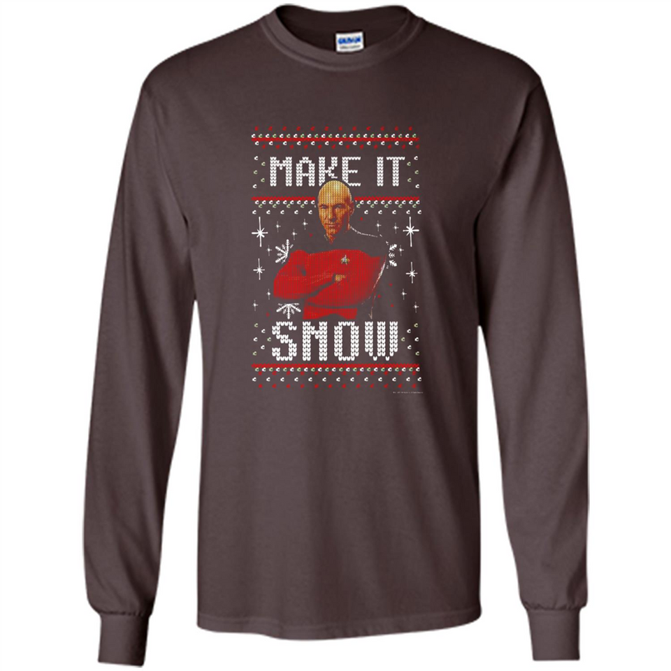 Make It Snow Jean-Luc Picard Star Trek PINGPONG