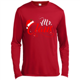 Mr. Claus Santa Claus Merry Xmas T-Shirt - Canvas Long Sleeve T-Shirt
