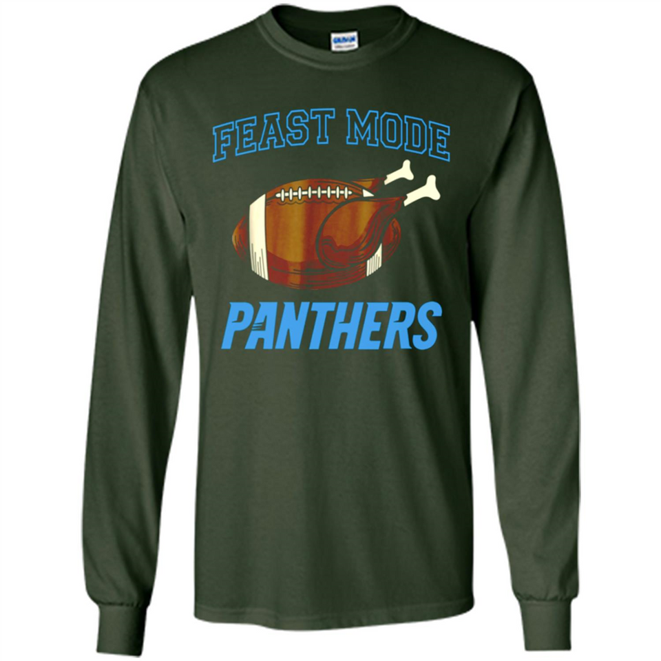 Feast Mode Panthers Shirt - Carolina Turkey Thanksgiving