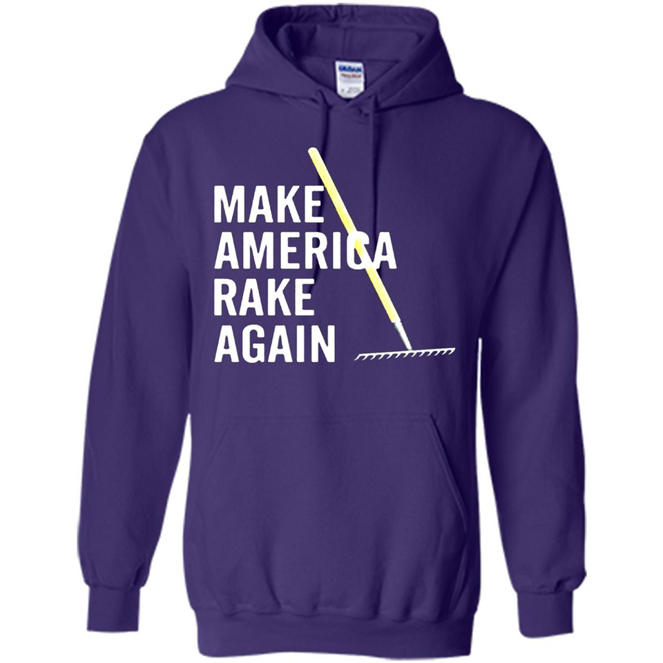 Make America Rake Again California Fires Paradise Youth T-Shirt PINGPONG - Hoodie