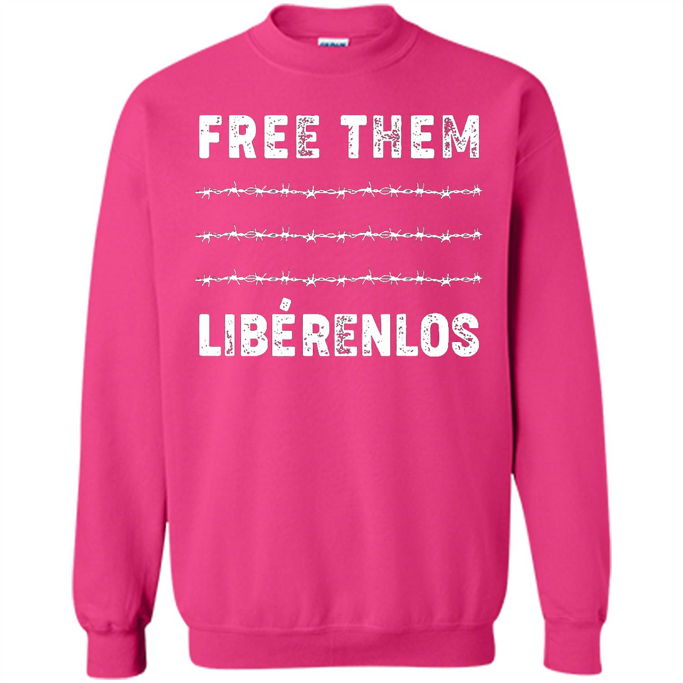 Peaceful Communities- Free Them Liberenlos Shirt PINGPONG - Sweatshirt