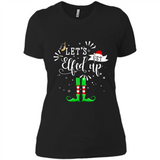 Let's Get Elfed Up Funny Drinking Wine Christmas Elf PINGPONG