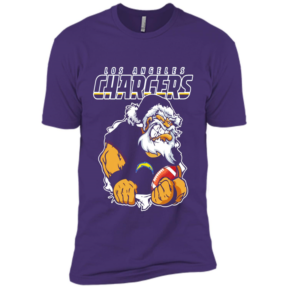 Grumpy Santa Claus Los Angeles Chargers Football Team PINGPONG