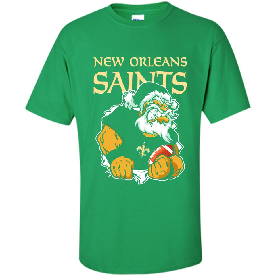 Grumpy Santa Claus New Orleans Saints Football Team PINGPONG