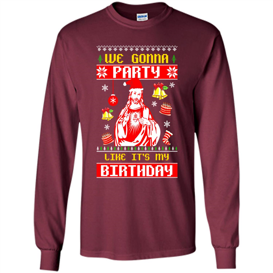 We Gonna Party Like It's My Birthday Jesus Christmas PINGPONG