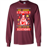 We Gonna Party Like It's My Birthday Jesus Christmas PINGPONG