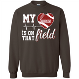 Washington State Cougars Football My Heart is on that Field - Sweatshirt