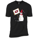 San Francisco 49ers Snowman Funny