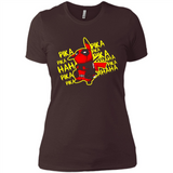 Pikachu Deadpool T-Shirt PINGPONG - Ladies' Boyfriend T-Shirt