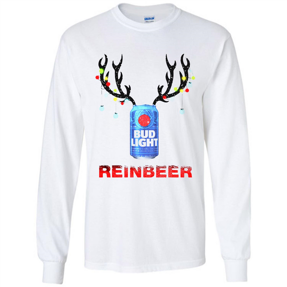 Bud light reinbeer Christmas - Long Sleeve T-Shirt