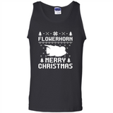Flowerhorn Christmas T-shirt, Ugly Christmas Sweater - Tank Top