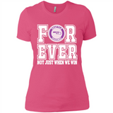 Seattle Seahawks Forever For ever not just when we win - Ladies' Boyfriend T-Shirt