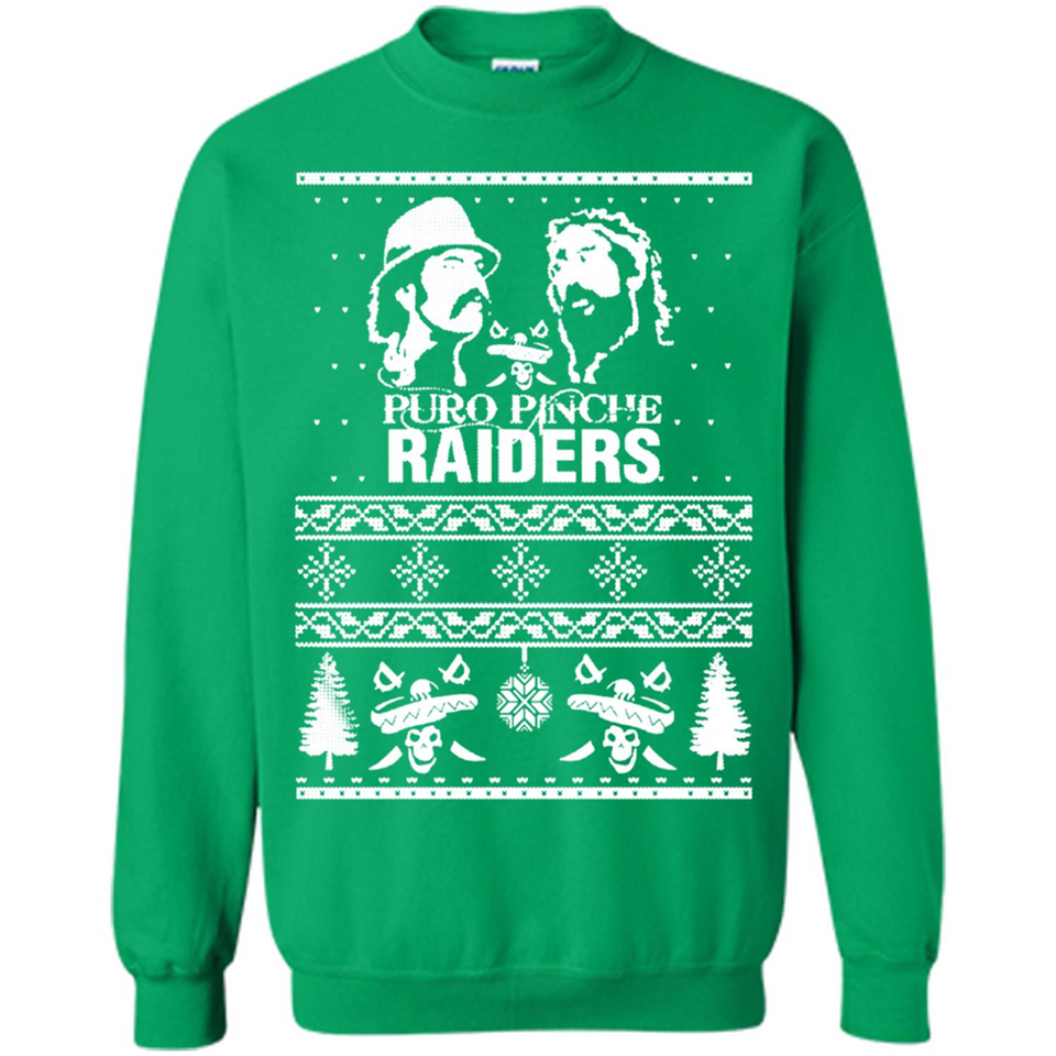 Puro Pinche Raiders Ugly Christmas Sweater - Sweatshirt