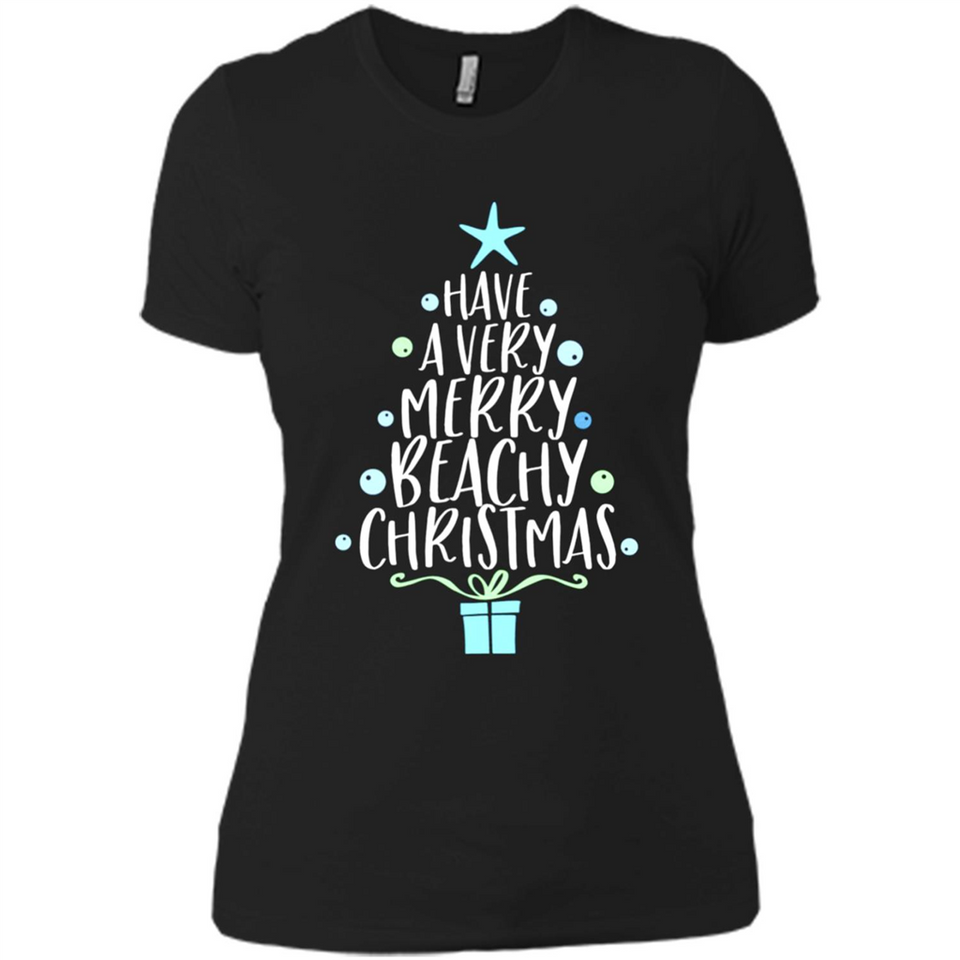 Have A Very Merry Beachy Xmas Vacation - Ladies' Boyfriend T-Shirt
