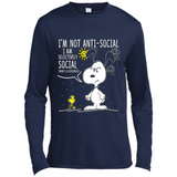 Snoopy I'm Not Anti-Social I Am Selectively Social