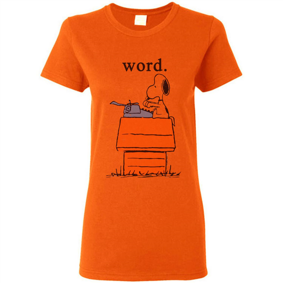 Snoopy Word - Ladies Short-Sleeve