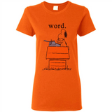 Snoopy Word - Ladies Short-Sleeve