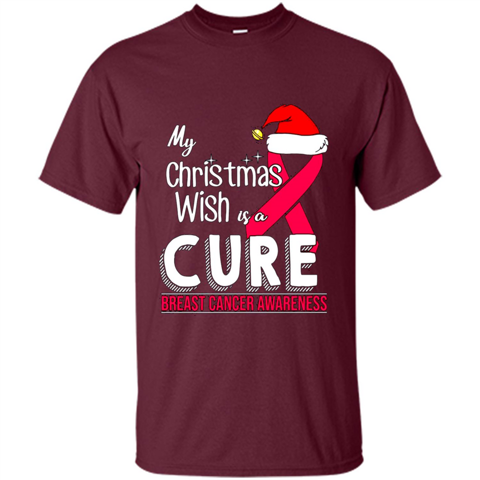 My Christmas Wish Is A Cure Breast Cancer Awareness sweater PINGPONG