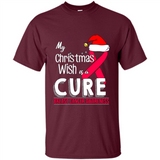 My Christmas Wish Is A Cure Breast Cancer Awareness sweater PINGPONG