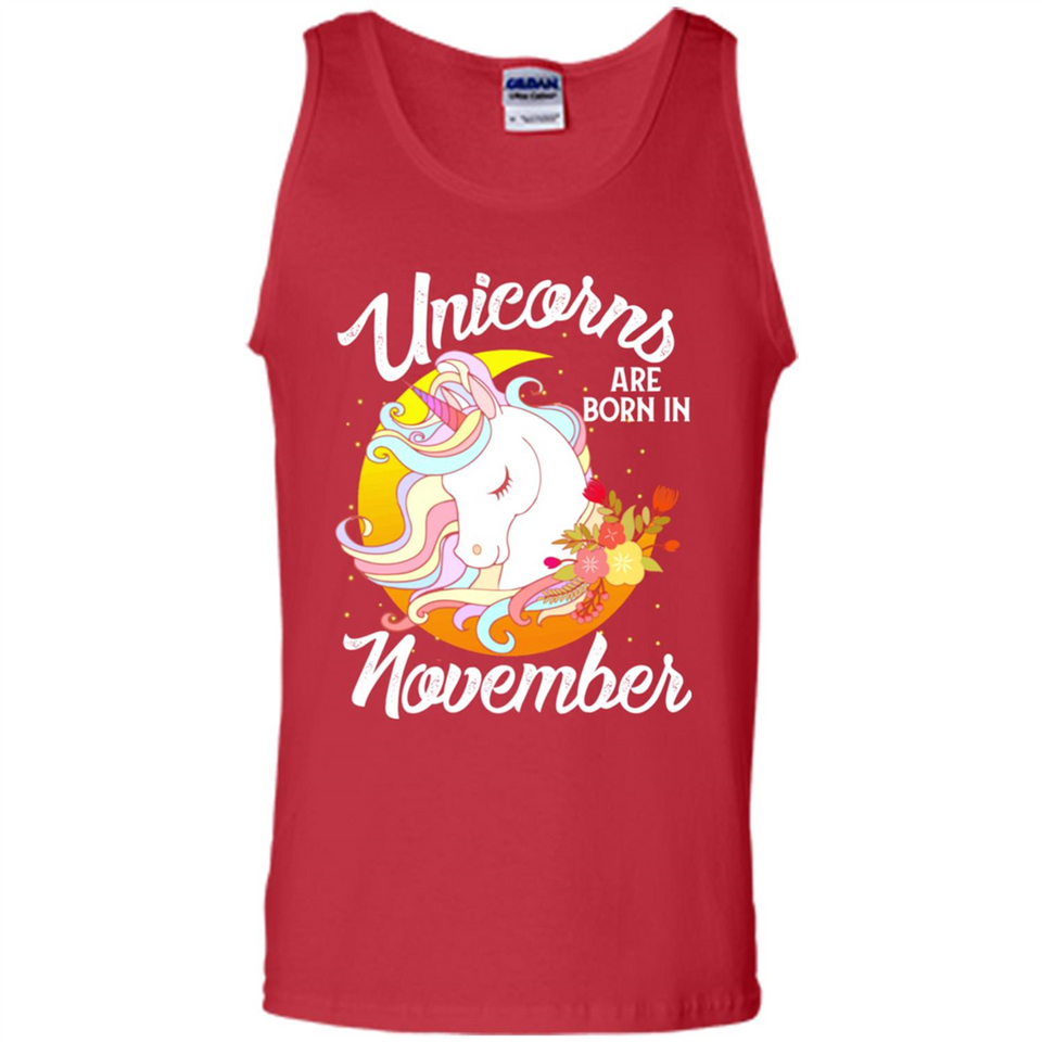 Unicorns Are Born In November Magical Rainbow