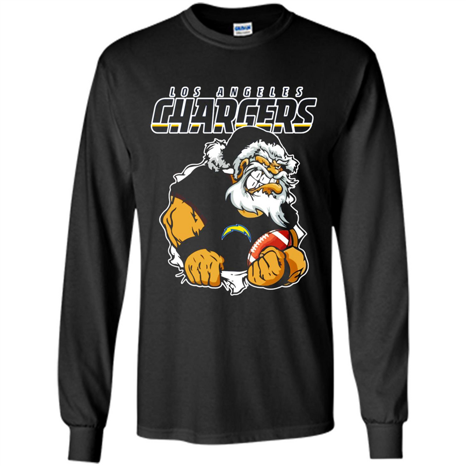 Grumpy Santa Claus Los Angeles Chargers Football Team PINGPONG