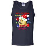 Christmas Doge Meme Shirts Funny Santa Shiba Inu Dog - Tank Top