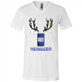 Dilly Dilly Reinbeer Funny Beer Reindeer Christmas Sporty - Canvas Unisex V-Neck