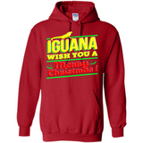 Iguana Wish You A Merry Christmas Animal - Hoodie