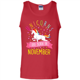 Unicorns Are Born In November T Shirt Hoodie Sweater