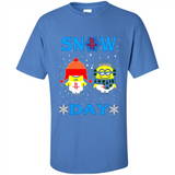 Snow Day Shirt For Houston Rockets Vs Minion Fans pingpong