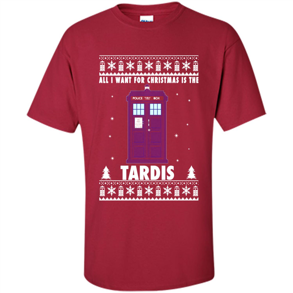 All I Want For Christmas Is The Tardis Ugly PINGPONG