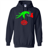 Christmas The Grinch Hand Holding Hippie Ornament - Hoodie