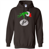 Amazing shirt San Antonio Spurs Glitter Grinch Monogram Ornament Christmas Gift - Hoodie