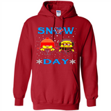 Snow Day Shirt For Houston Texans Vs Minion Fans pingpong