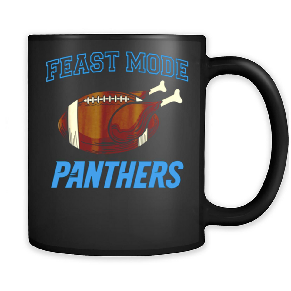 Feast Mode Panthers Shirt - Carolina Turkey Thanksgiving