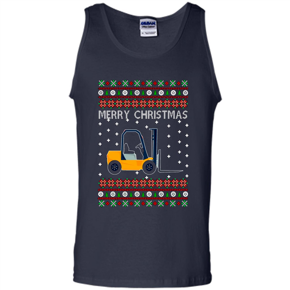 Merry Christmas Forklift ugly sweatshirt PINGPONG