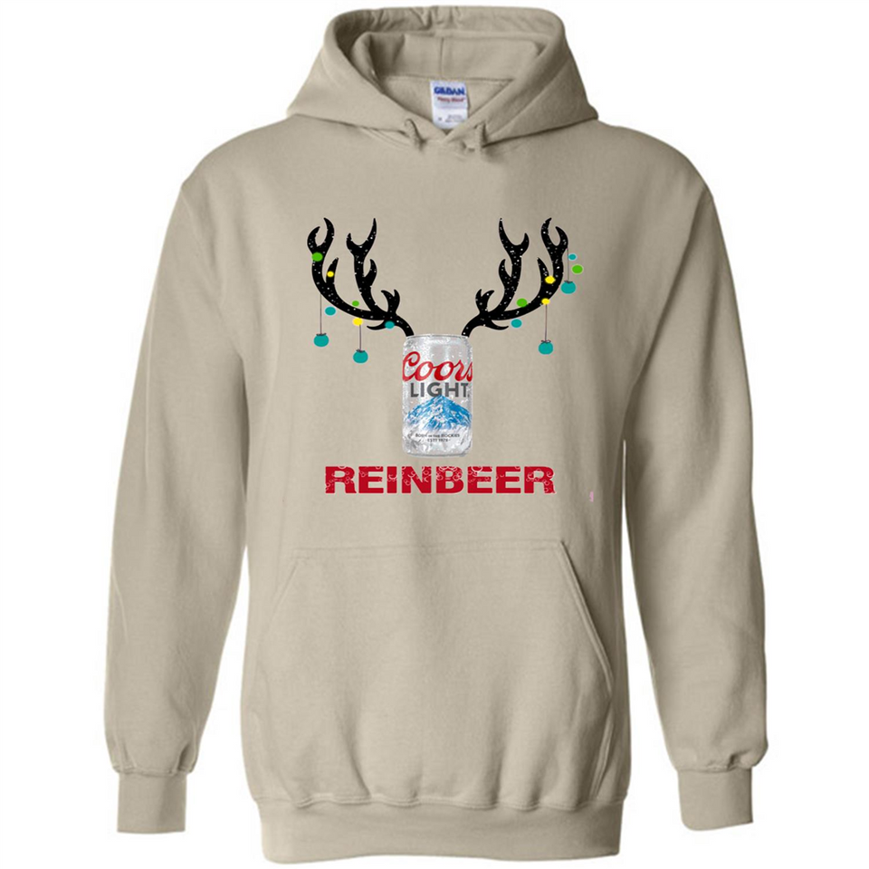 Coors Light Reinbeer Funny Beer Reindeer Christmas Sweatshirt - Hoodie