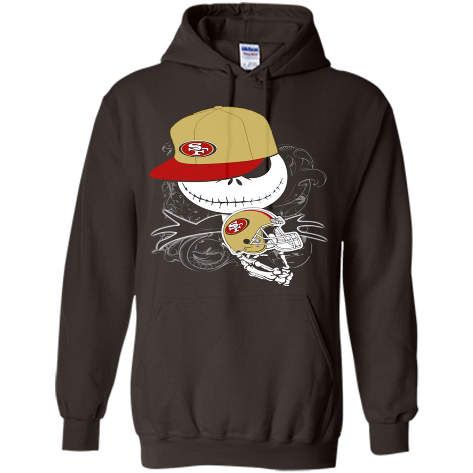 Jack Skellington The Nightmare Before Christmas-49ers Football - Hoodie