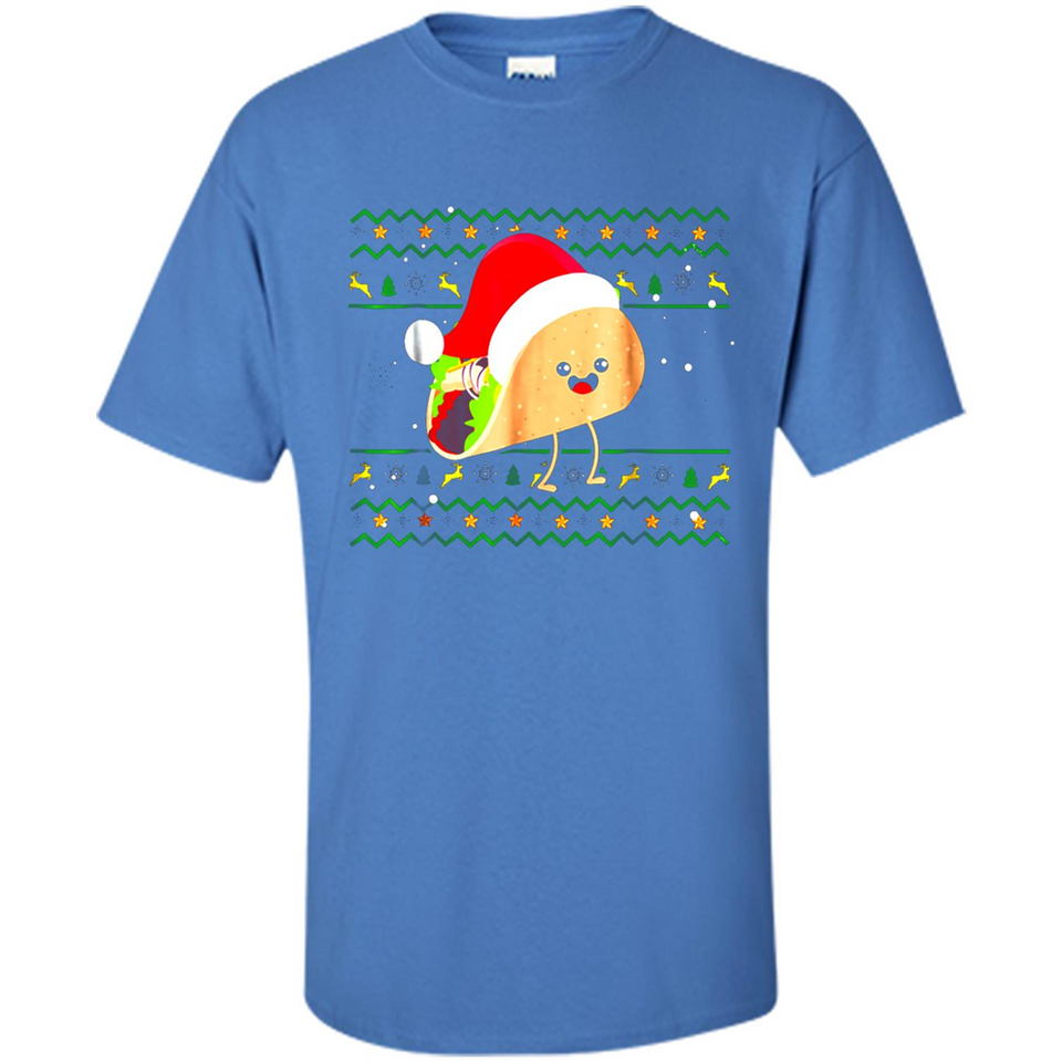 TACO Santa Hat Ugly Christmas shirt Ladies' Boyfriend